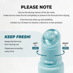 Laka Soothing Prep Lip Mask, 10ml/0.33 fl.oz, Cooling Peel-Off Lip Mask, Gentle Daily Exfoliator for Lips, Hygienic & Easy Application, Daily Lip Care, K-Beauty